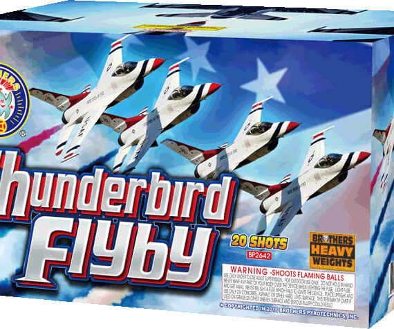 THUNDERBIRD FLYBY 20 SHOT (EACH)