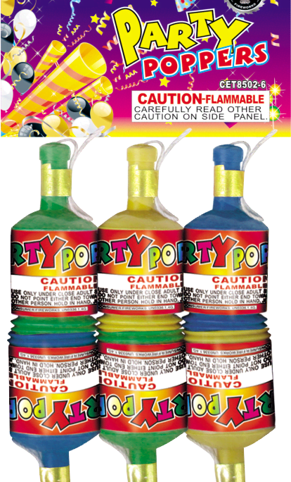 CHAMPAGNE PARTY POPPER (EACH)