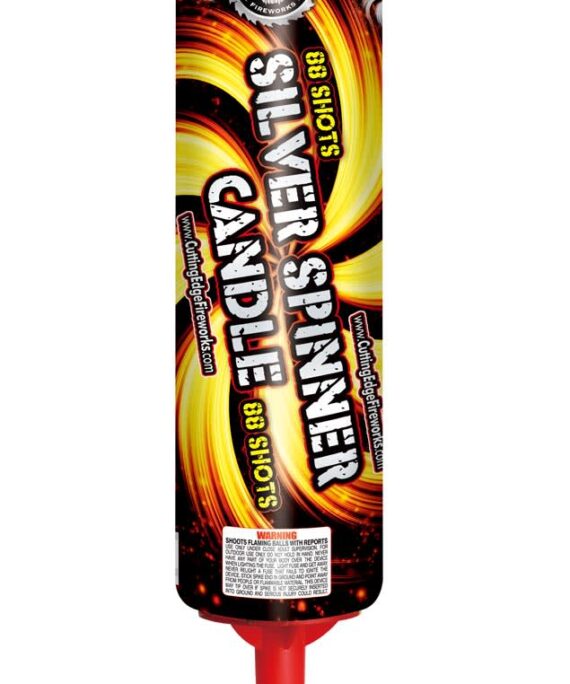 SILVER SPINNER CANDLE 88 SHOT (EACH)