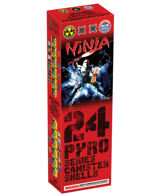 NINJA PYRO SHELLS (EACH)